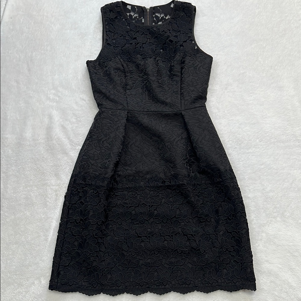 BLACK HOUSE WHITE MARKET FLORAL LACE DRESS